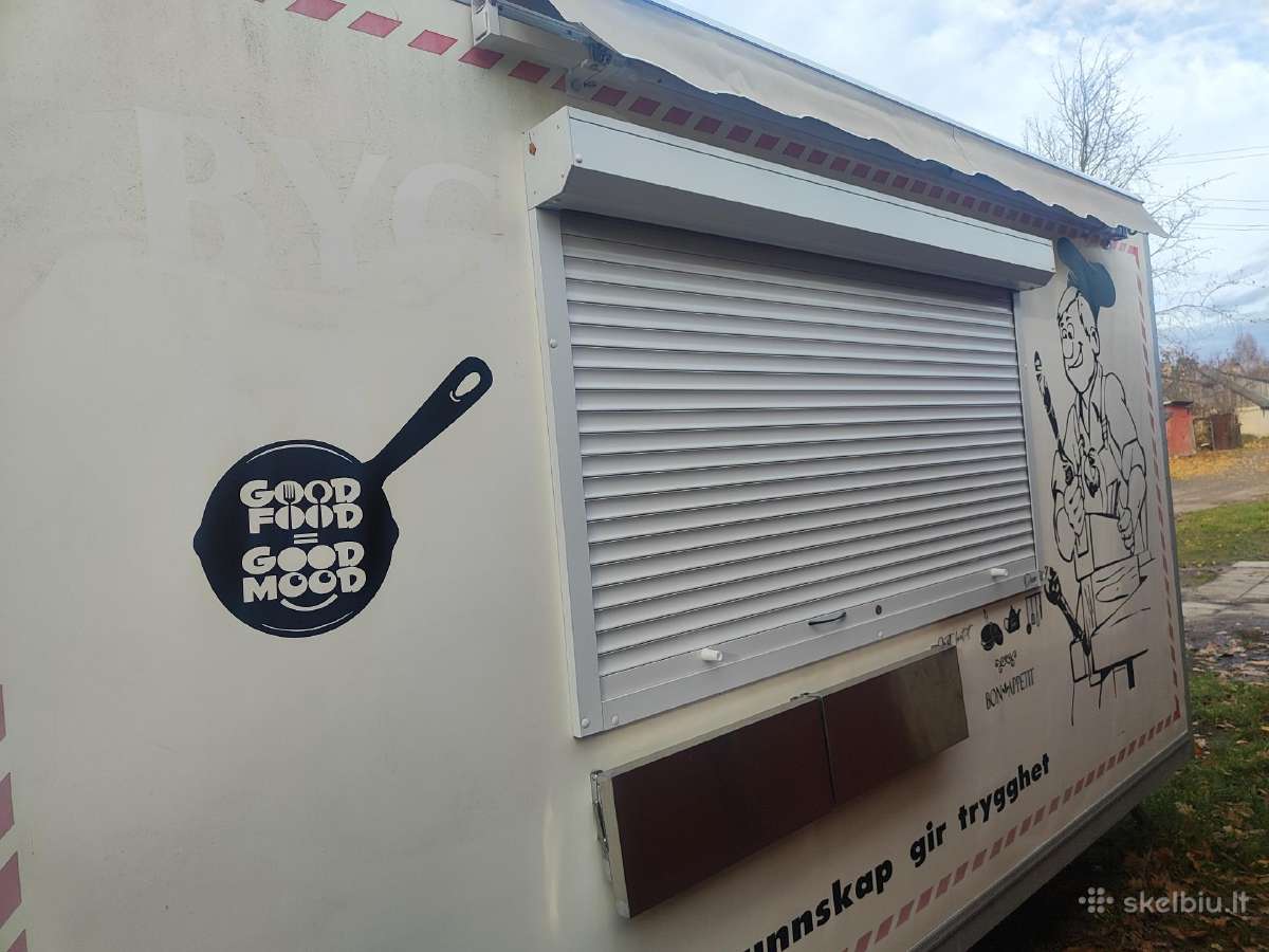 Maisto priekaba food truck maisto vagonelis - nuotraukos Nr. 9