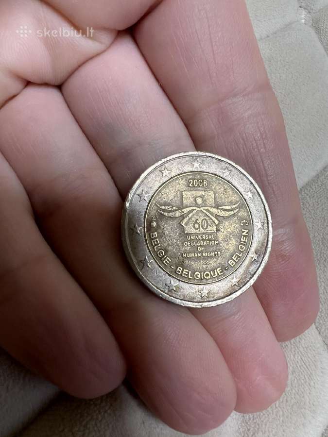 Belgijos 2 eur moneta 2008 m