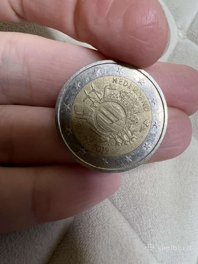 Nyderlandų 2 eur moneta 2012 m