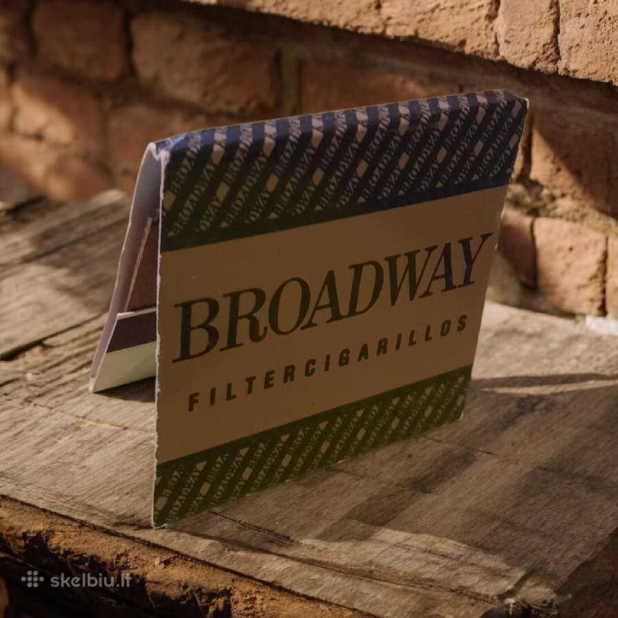 Rem. Degtukų dėžutė knygelė Broadway
