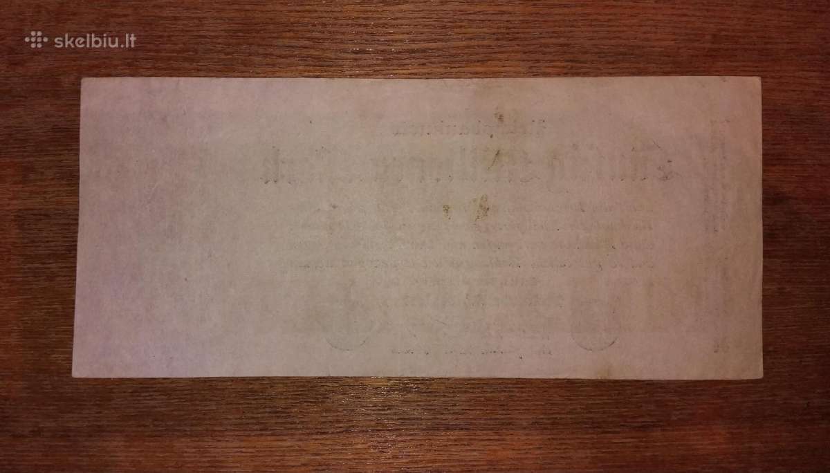 Vokietijos 50 mln markių banknotas - nuotraukos Nr. 2