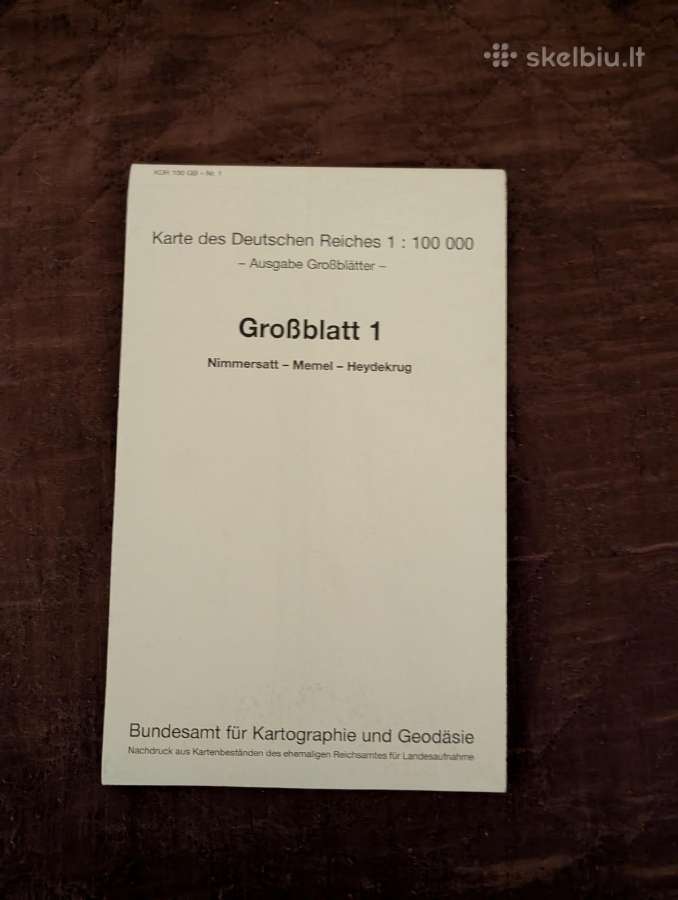 Nimmersatt-memel-heydekrug žemėlapis - nuotraukos Nr. 2