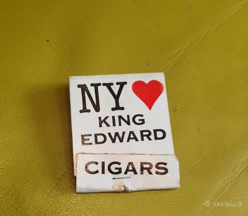 Rem. Degtukų dėžutė knygelė King Edward - nuotraukos Nr. 2