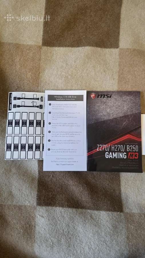 Msi Z270 Gaming M3 + I5-7600k - nuotraukos Nr. 4