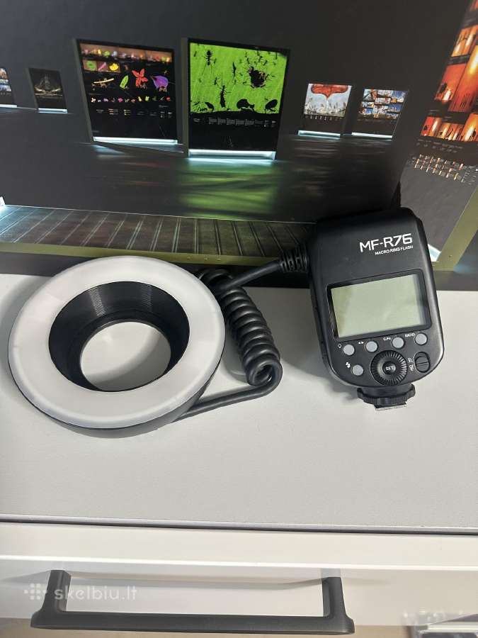 Godox Mf-r76 makro žiedinė blykstė