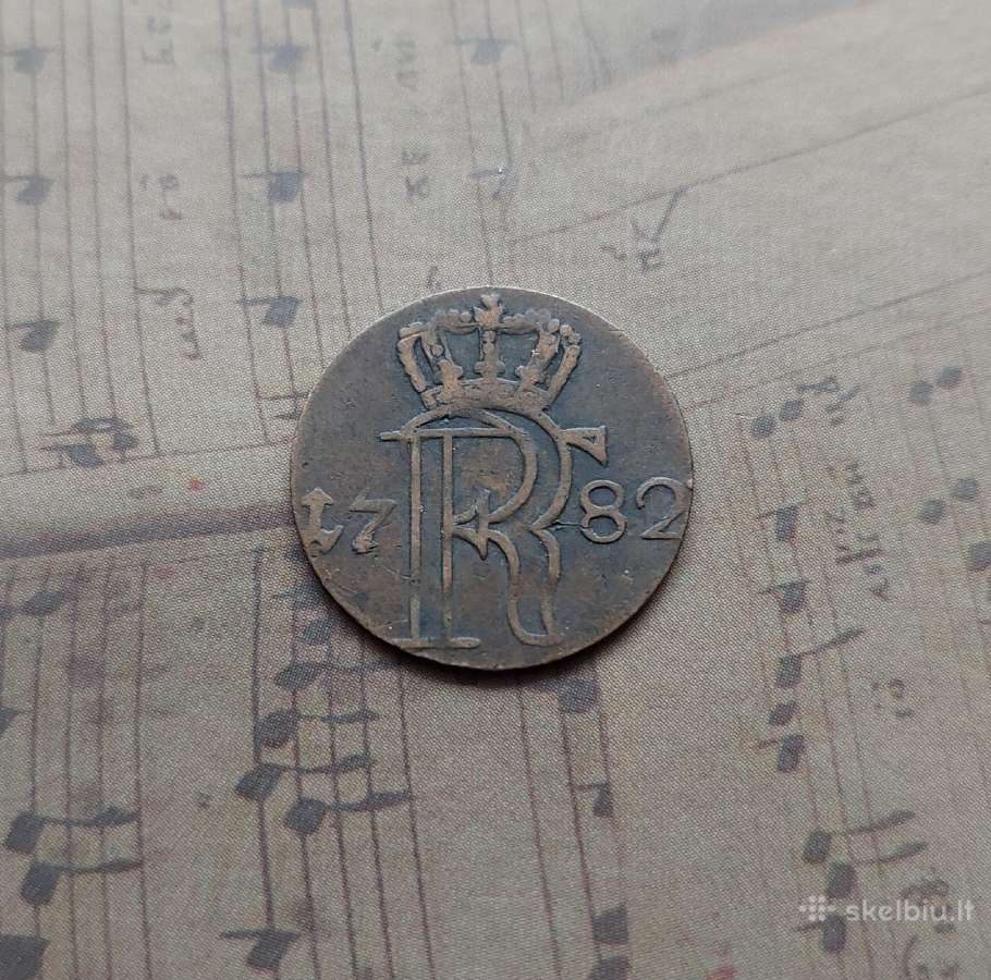 1/24 thaler 1782 Prūsija Vokietija - nuotraukos Nr. 2