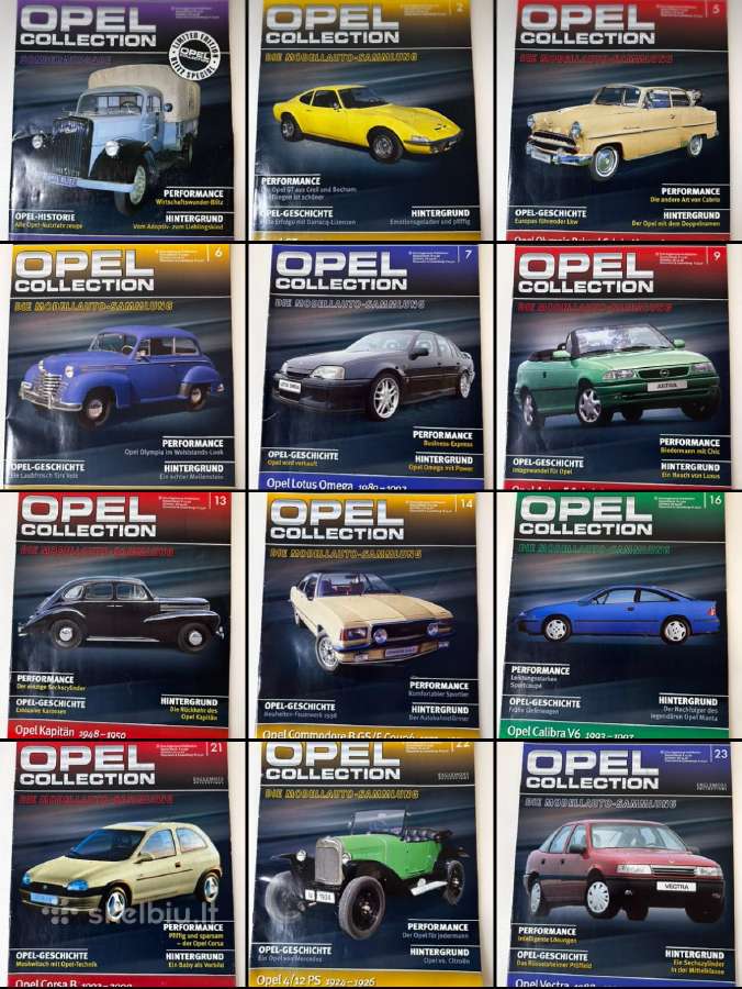 Kolekcinių automobilių modeliukų 1:43 žurnalai