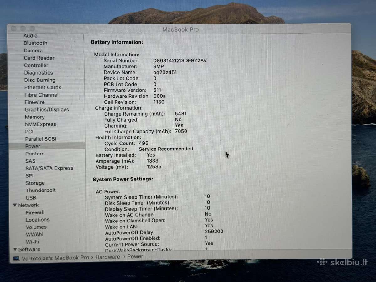 MacBook Pro 15, Early 2013 16gb, 500ssd - nuotraukos Nr. 8