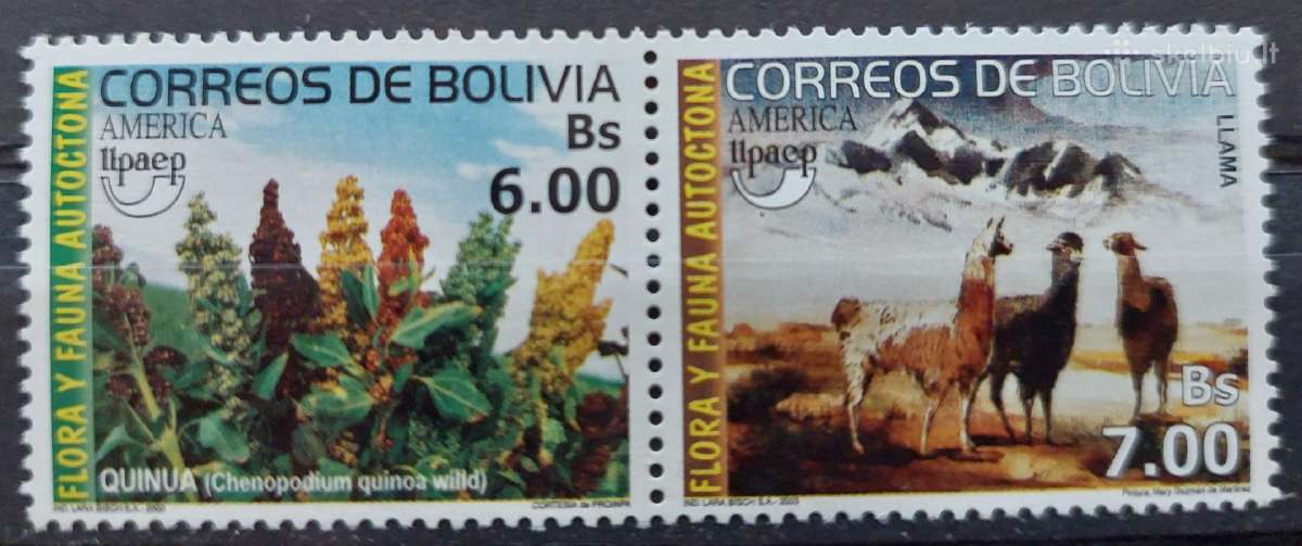 Bolivija 2003 fauna ir flora, švarūs, Michel 1564-