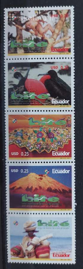 Ekvadoras 2003 turizmas, švarūs, Michel 2730-2734