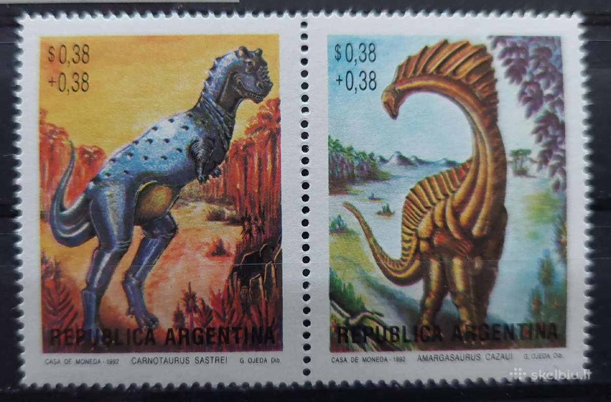 Brazilija 1992 Wwf dinozaurai, švarūs, Michel 2127