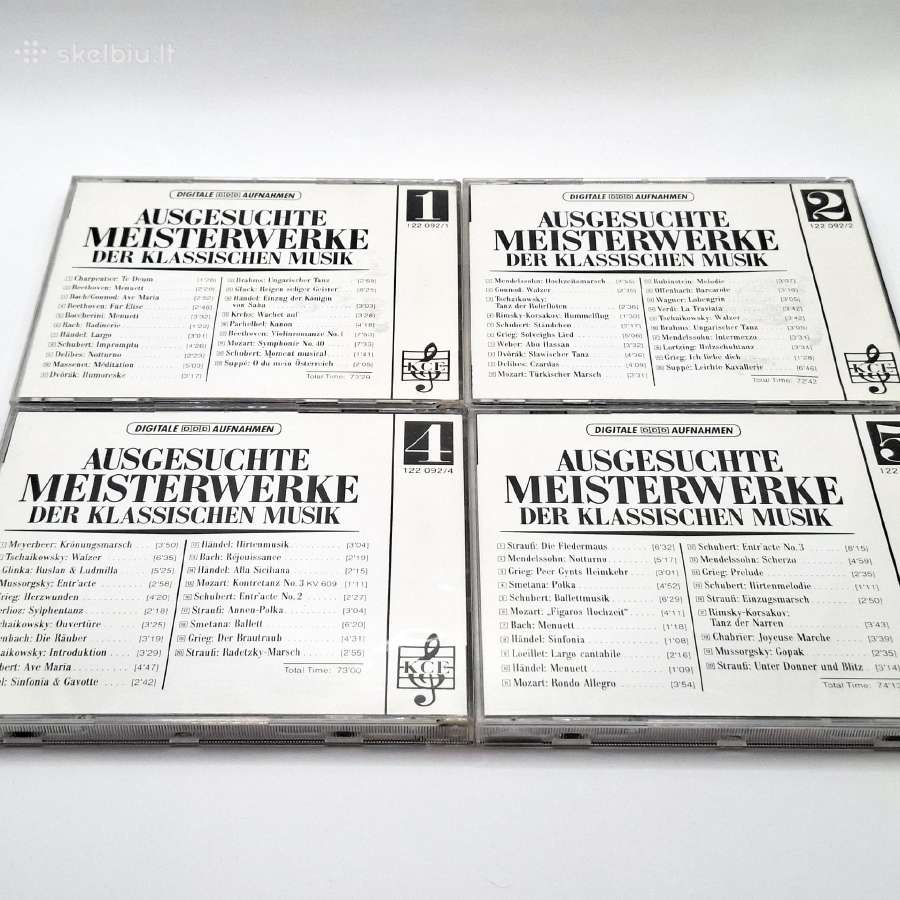 Klassischen Musik (4 x CD, rinkinys) - nuotraukos Nr. 3