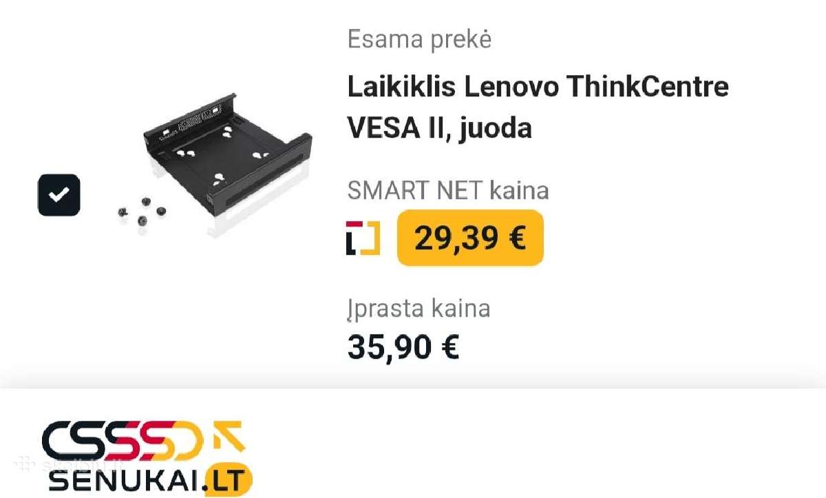 Parduodu Lenovo Tc Tinty Vesa laikiklį,5€. - nuotraukos Nr. 8