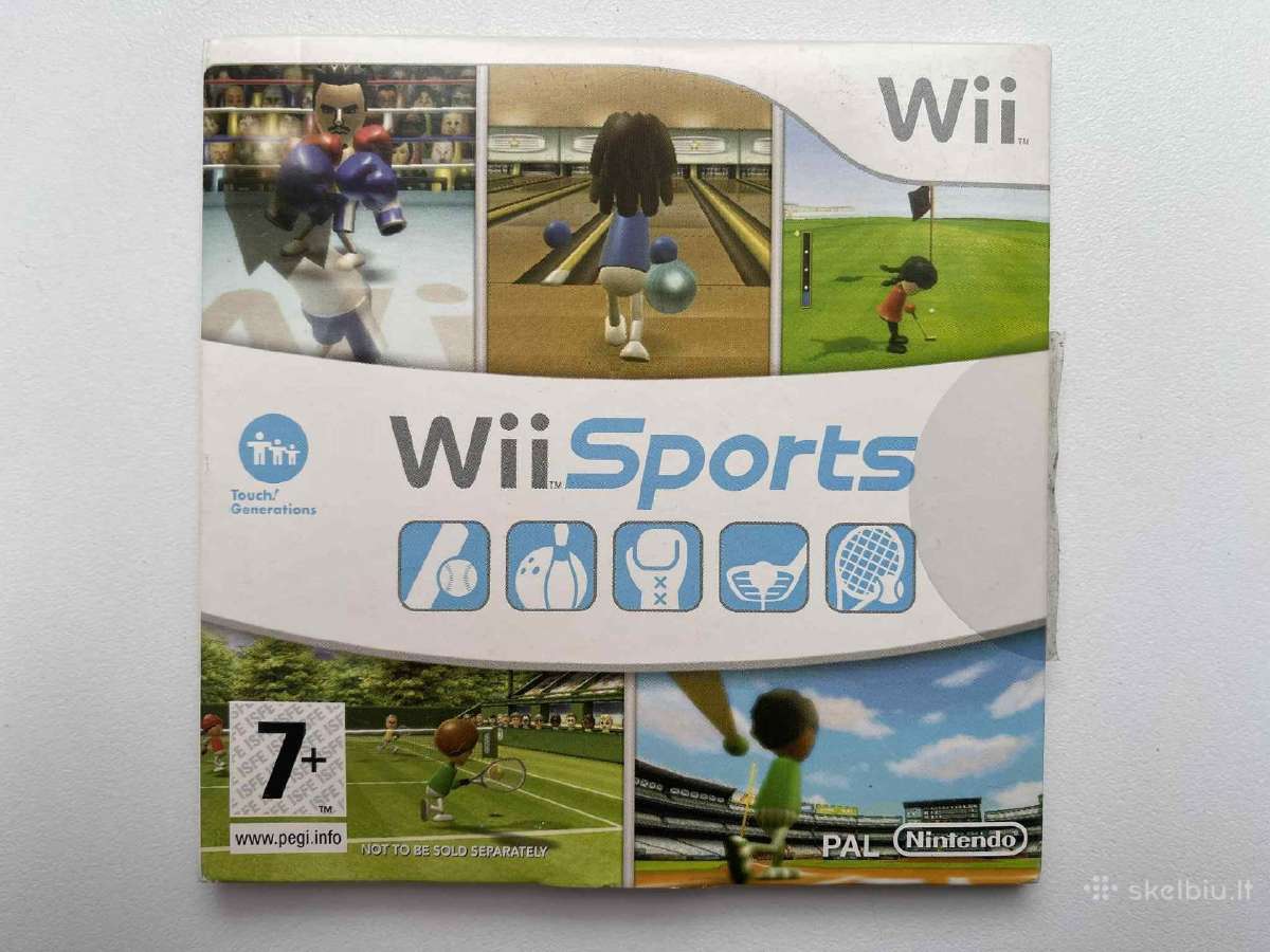 Originalus Nintendo Wii Sports Zaidimas