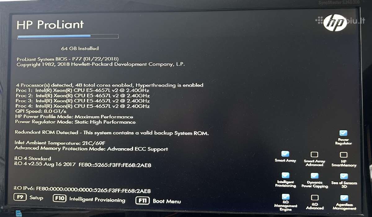 Parduodamas Hp Proliant Dl560 Gen8 - nuotraukos Nr. 2