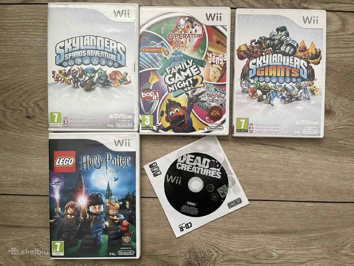Nintendo Wii Zaidimai, Zaidimu Lotas 5 vnt