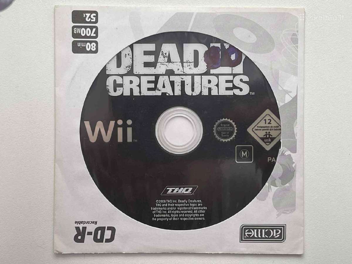 Deadly Creatures Nintendo Wii Zaidimas, tik diskas - nuotraukos Nr. 3