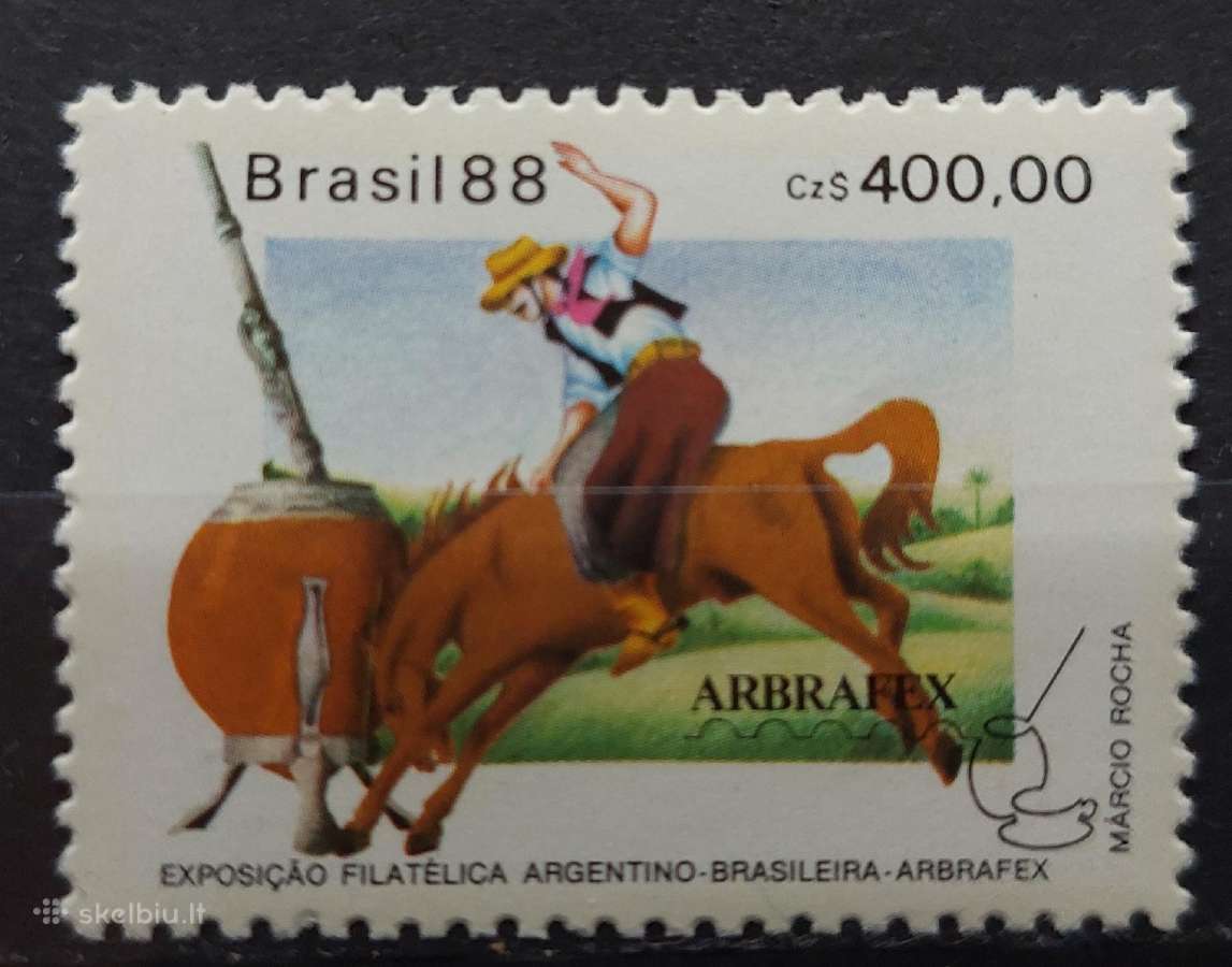 Brazilija 1988 arklių sportas, švarūs, Michel 2275