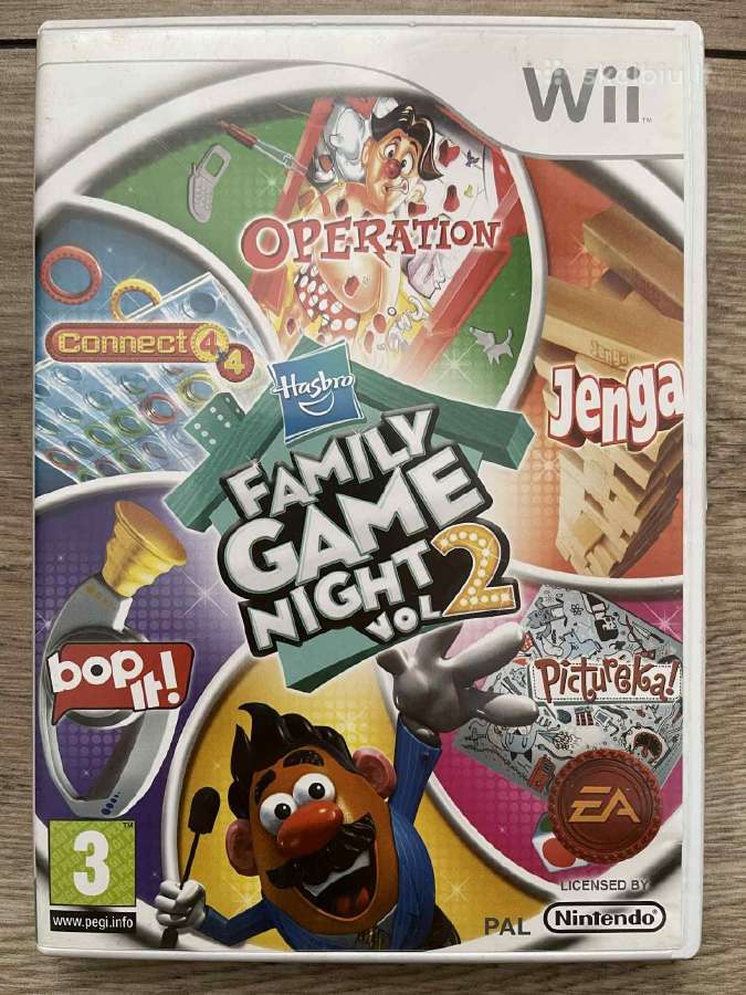 Family Game Night Vol 2 Nintendo Wii Zaidimas