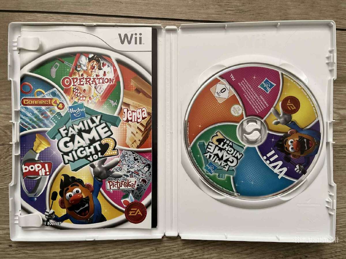 Family Game Night Vol 2 Nintendo Wii Zaidimas - nuotraukos Nr. 2