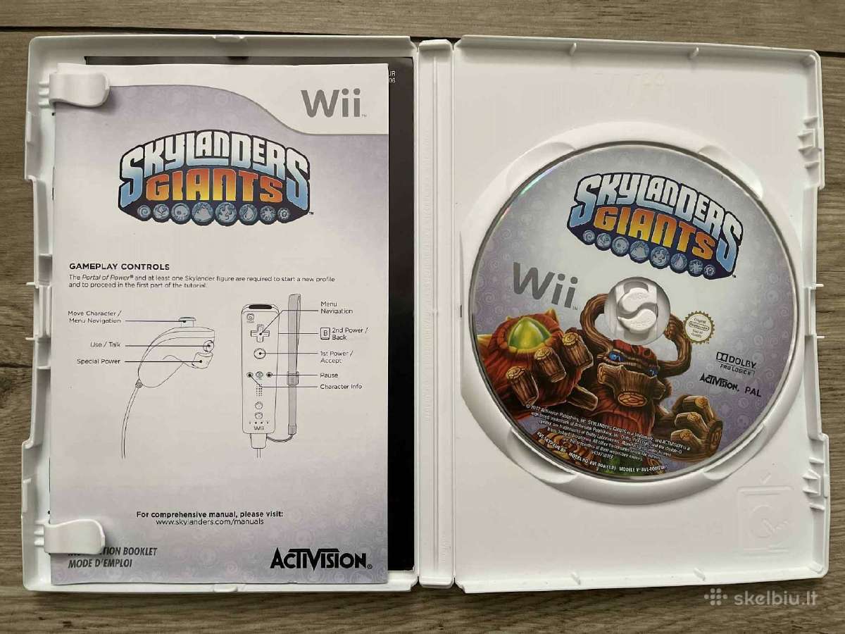 Nintendo Wii Zaidimas Skylanders Giants - nuotraukos Nr. 2
