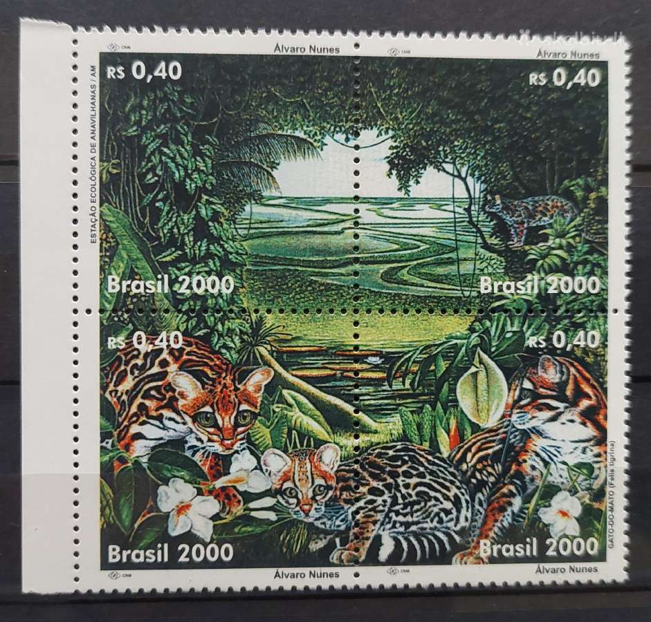 Brazilija 2000 fauna, švarūs, Michel 3041-3044