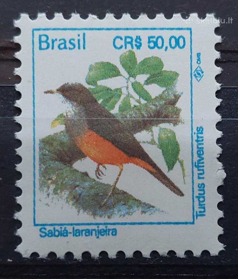 Brazilija 1994 paukštis , švarūs, Michel 2569