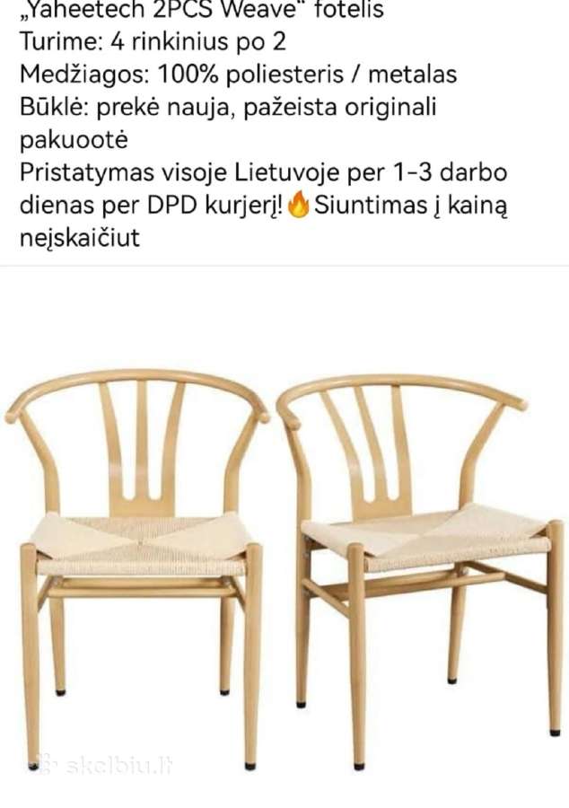 Keturios naujos metalines vidaus lauko kedes