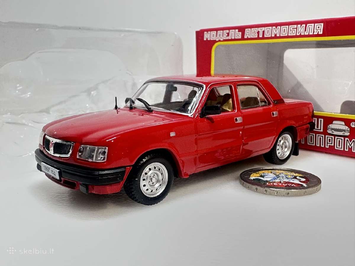 Gaz 3110 Volga raudona 1:43 Avtoprom