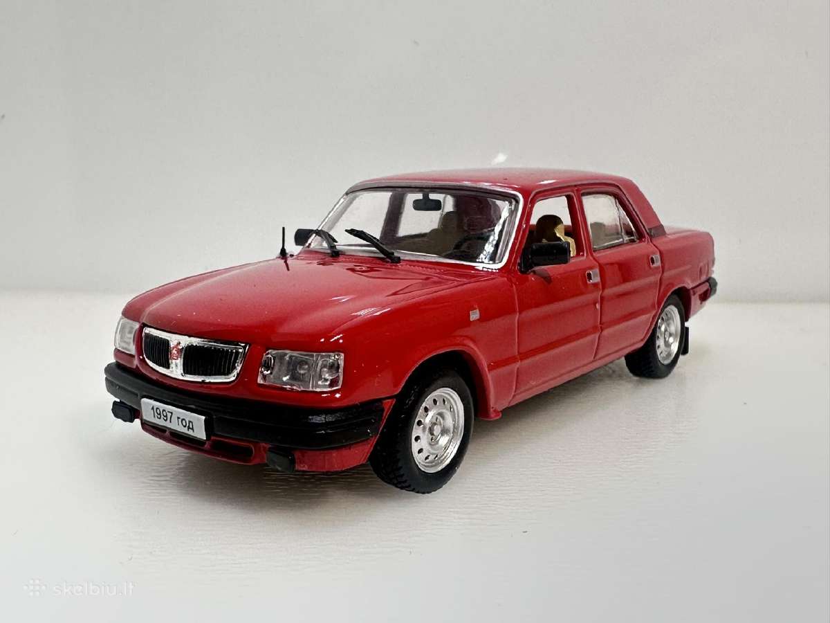 Gaz 3110 Volga raudona 1:43 Avtoprom - nuotraukos Nr. 3