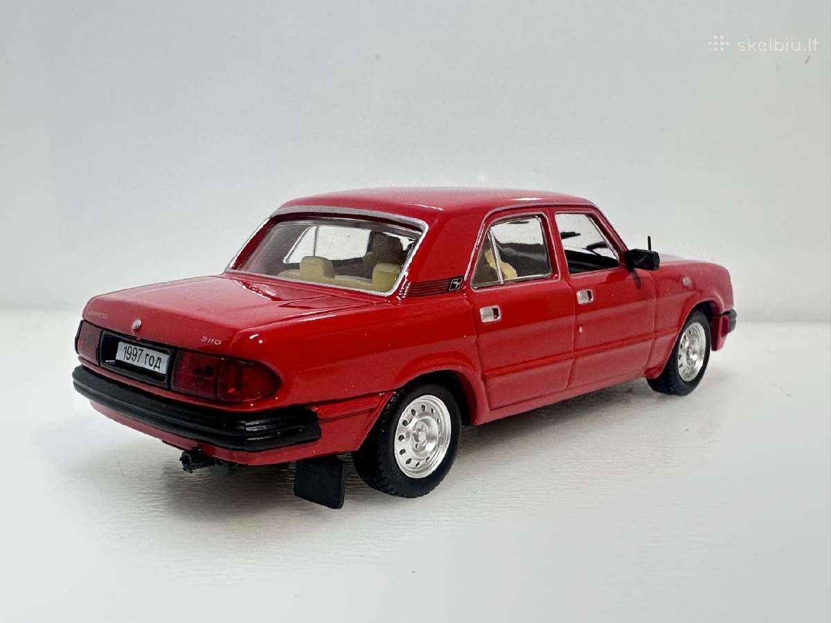 Gaz 3110 Volga raudona 1:43 Avtoprom - nuotraukos Nr. 5