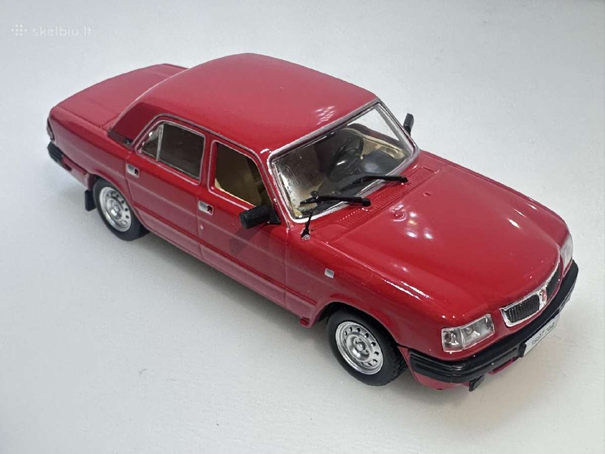 Gaz 3110 Volga raudona 1:43 Avtoprom - nuotraukos Nr. 6