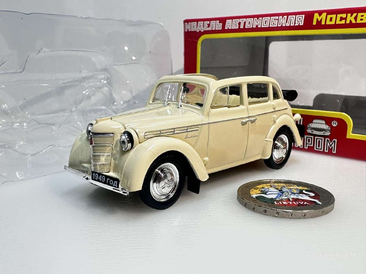 Moskvič 400-420a smėlio 1:43 Avtoprom Kolekcin