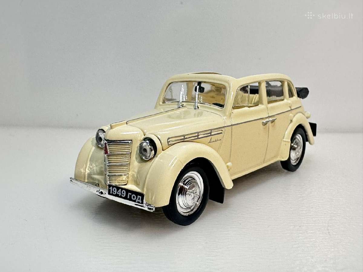 Moskvič 400-420a smėlio 1:43 Avtoprom Kolekcin - nuotraukos Nr. 3
