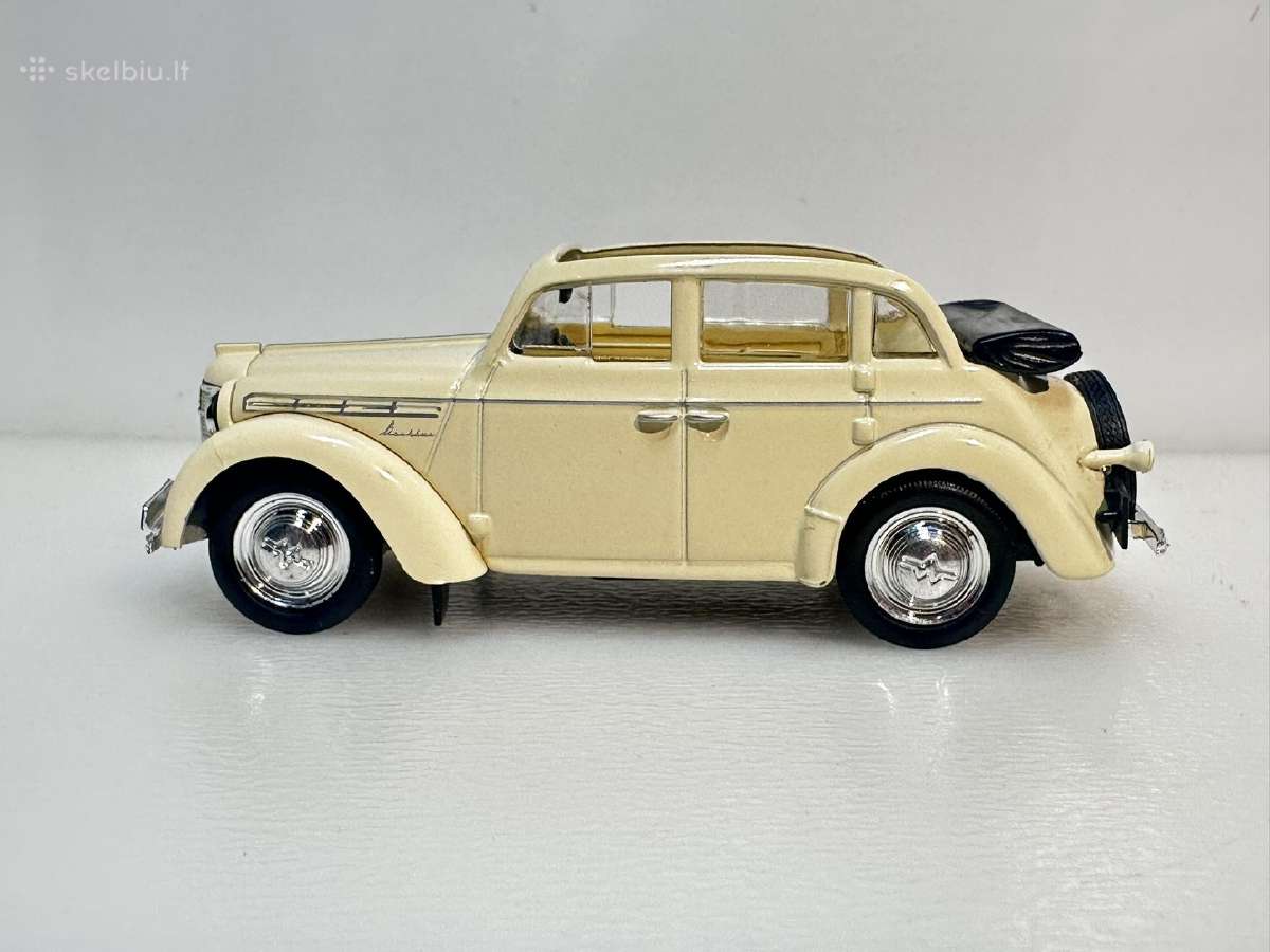 Moskvič 400-420a smėlio 1:43 Avtoprom Kolekcin - nuotraukos Nr. 4