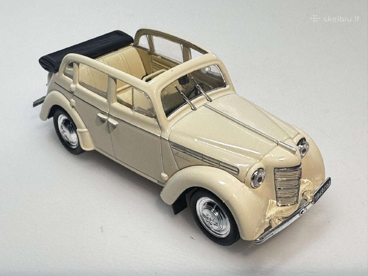 Moskvič 400-420a smėlio 1:43 Avtoprom Kolekcin - nuotraukos Nr. 6
