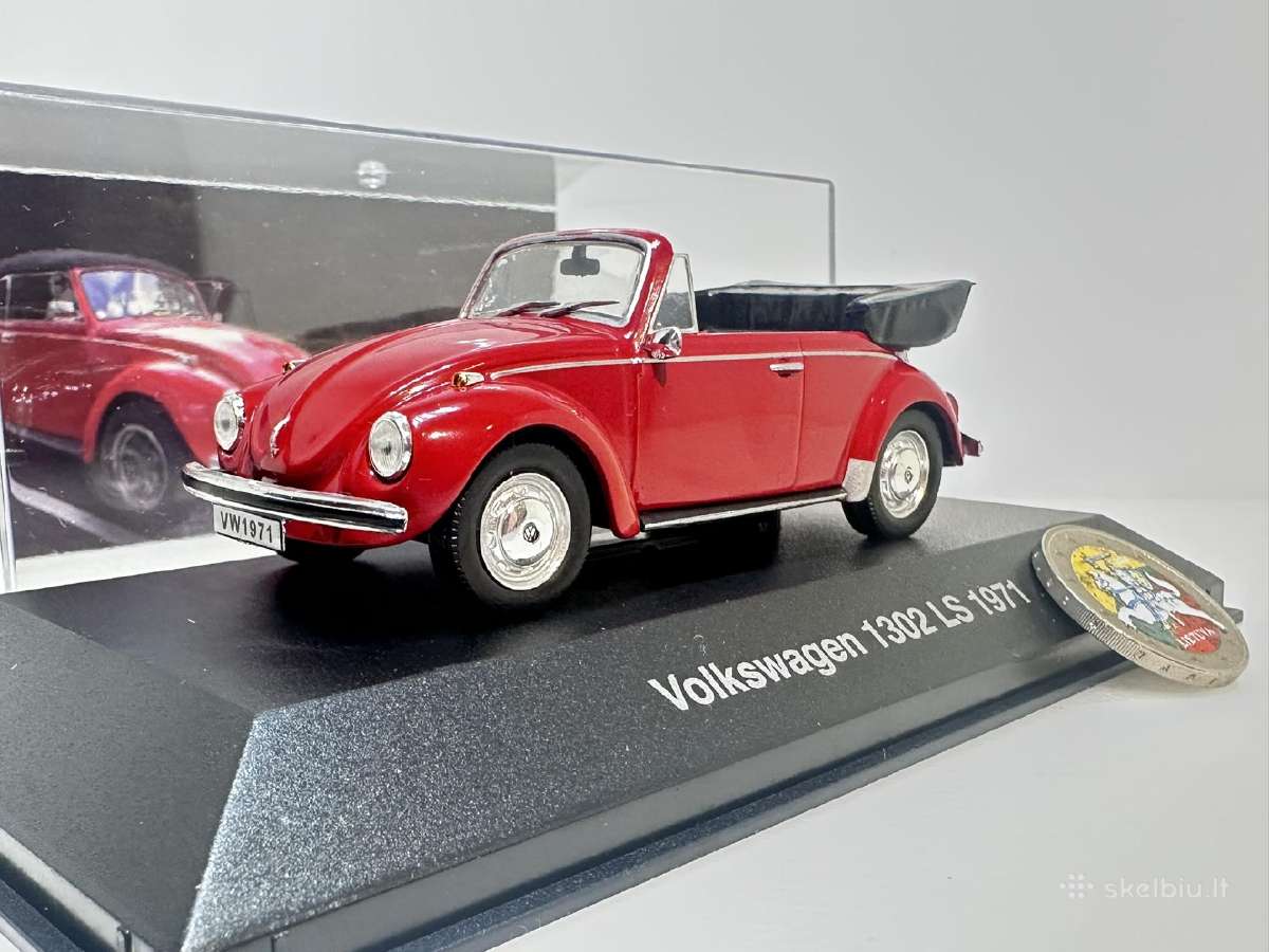 Volkswagen 1302 Ls Beetle Kafer Cabrio 1971 raudon