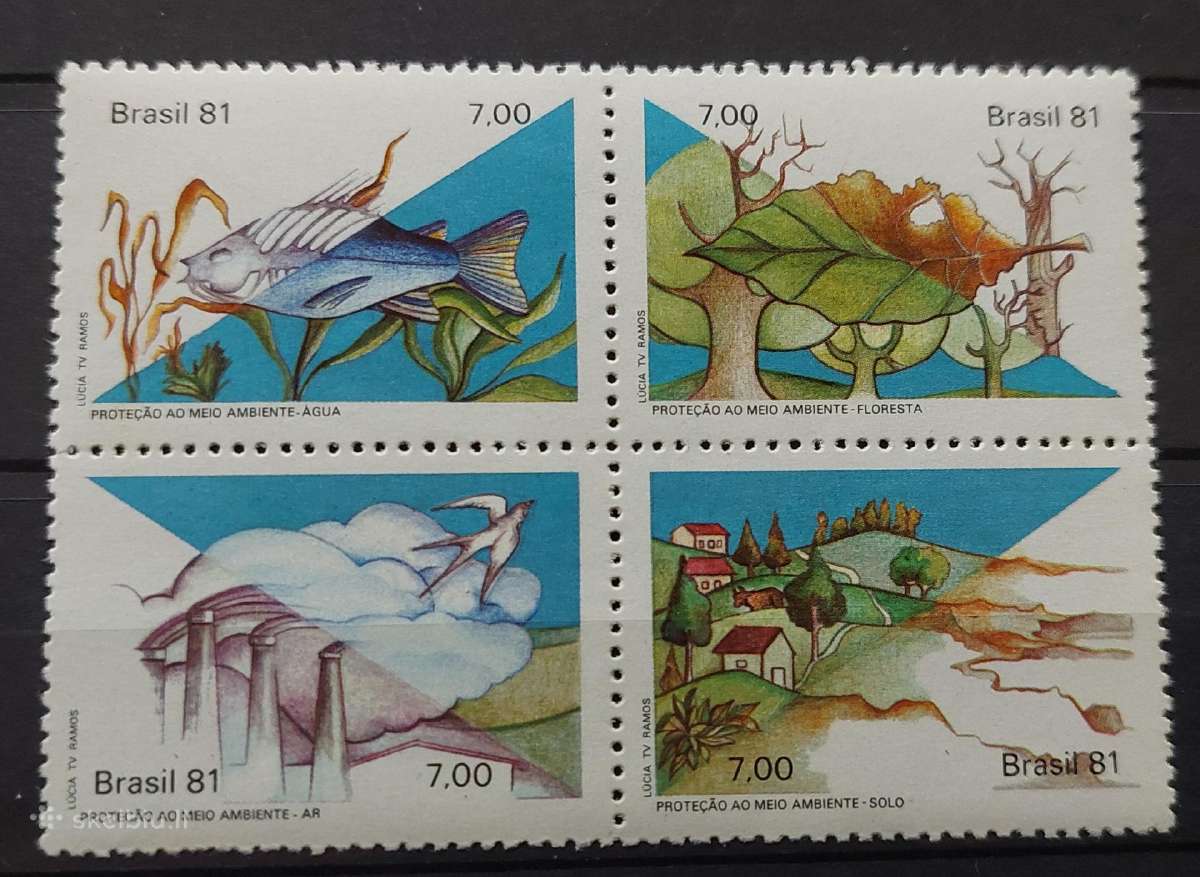 Brazilija 1981 fauna , švarūs, bukletas Michel 182
