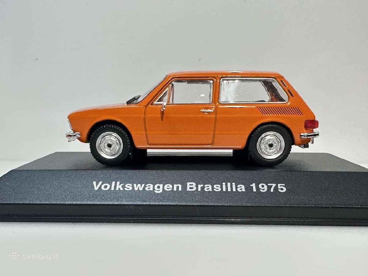 Volkswagen Brasilia 1975 oranžinė 1:43 De Agostini - nuotraukos Nr. 4