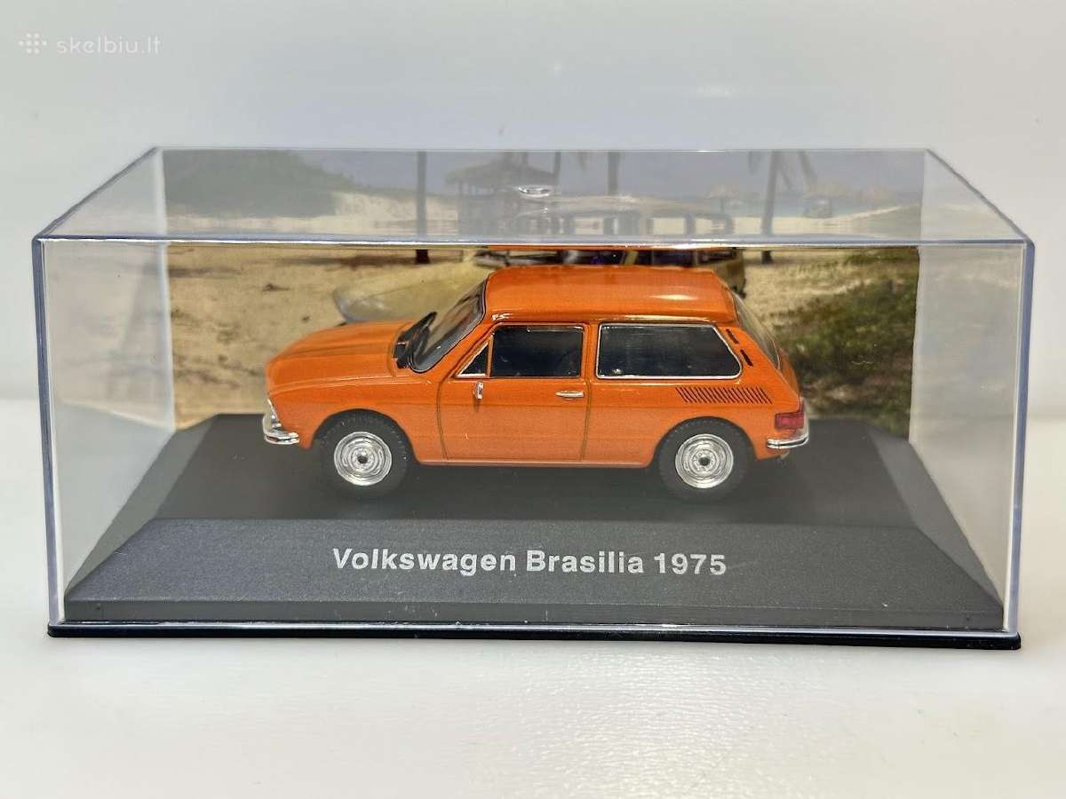 Volkswagen Brasilia 1975 oranžinė 1:43 De Agostini - nuotraukos Nr. 2