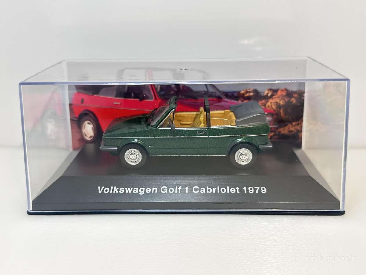 Volkswagen Golf I Cabriolet 1979 žalia 1:43 Deagos - nuotraukos Nr. 2