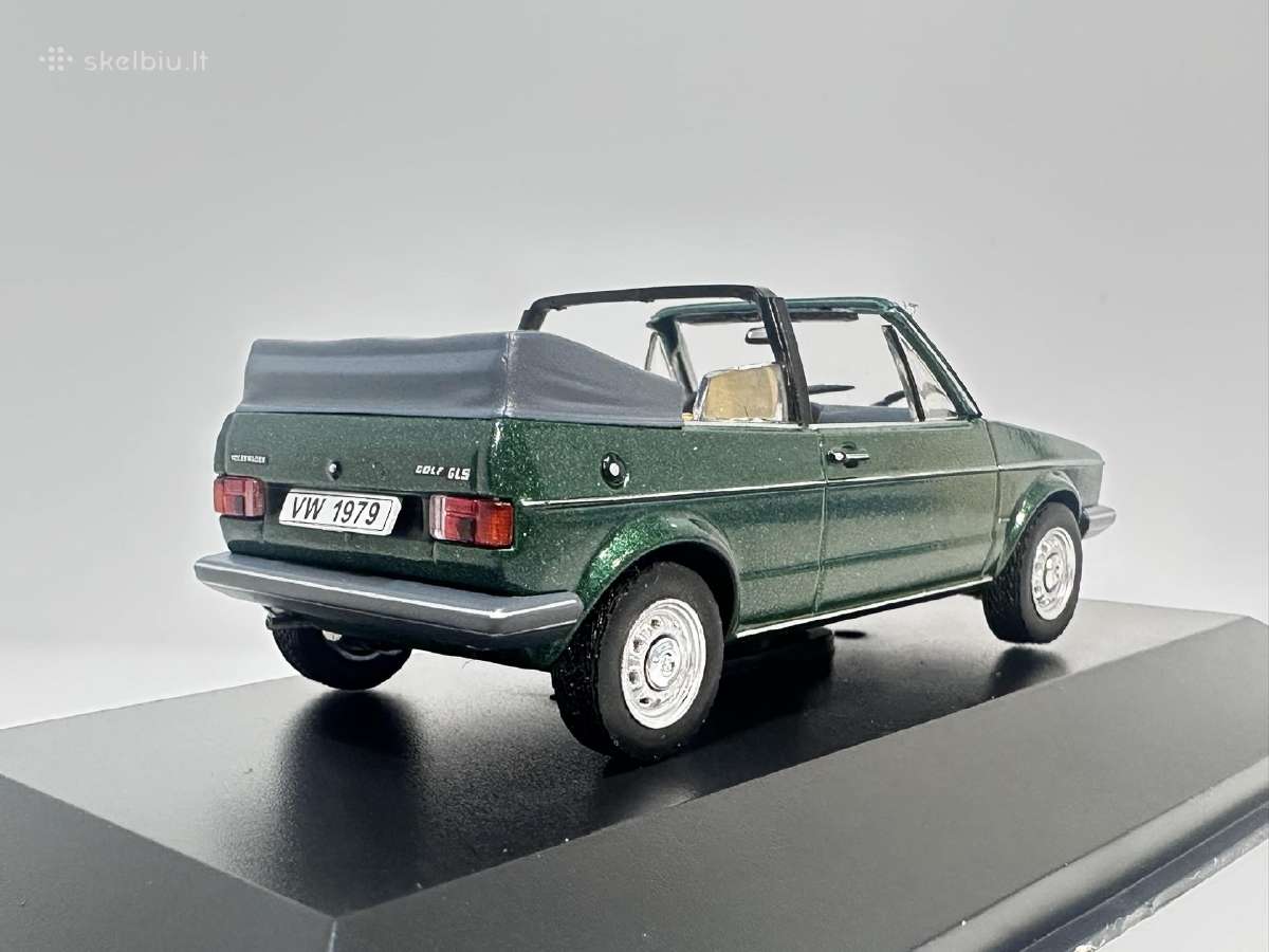 Volkswagen Golf I Cabriolet 1979 žalia 1:43 Deagos - nuotraukos Nr. 5