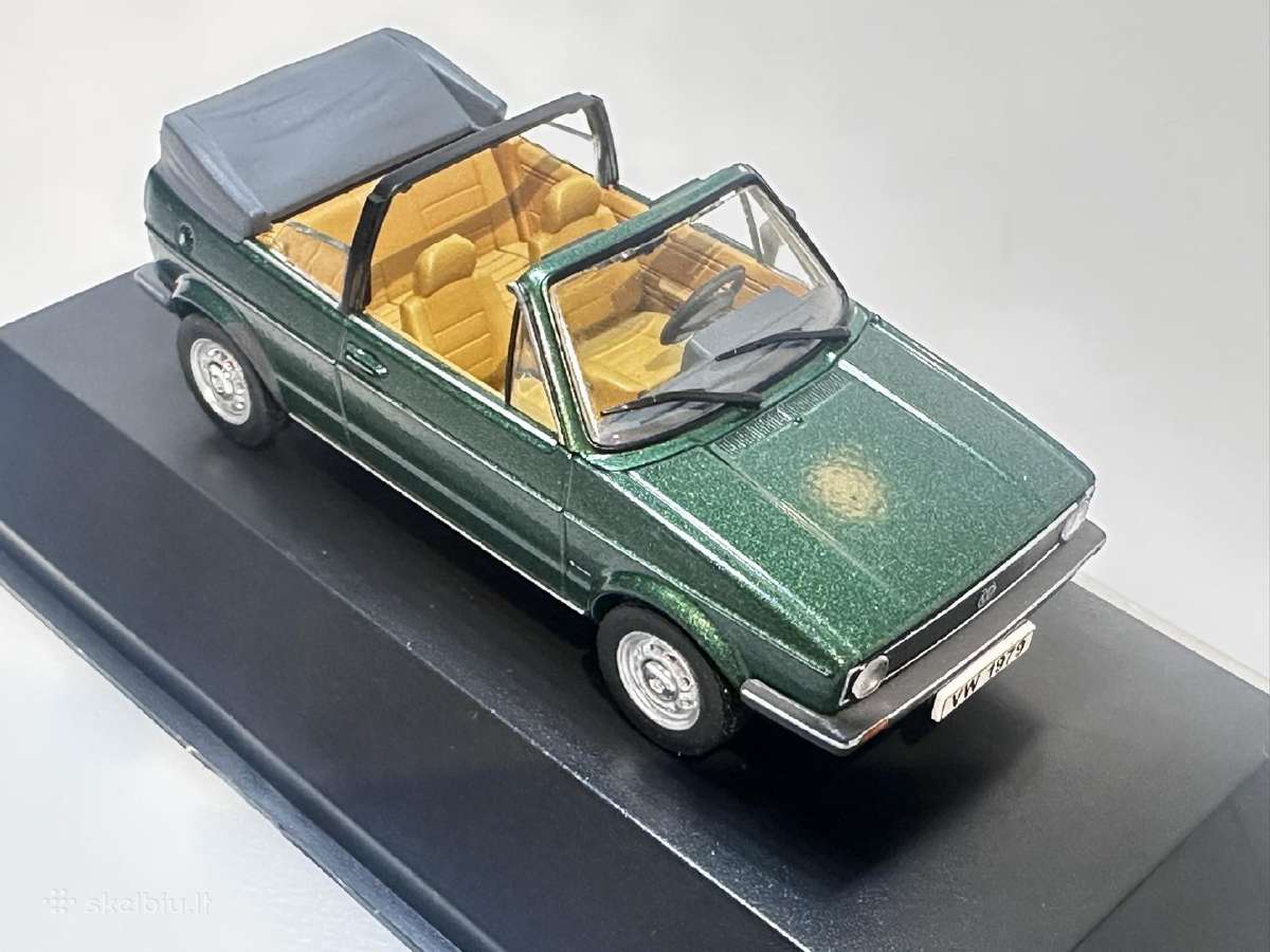 Volkswagen Golf I Cabriolet 1979 žalia 1:43 Deagos - nuotraukos Nr. 6