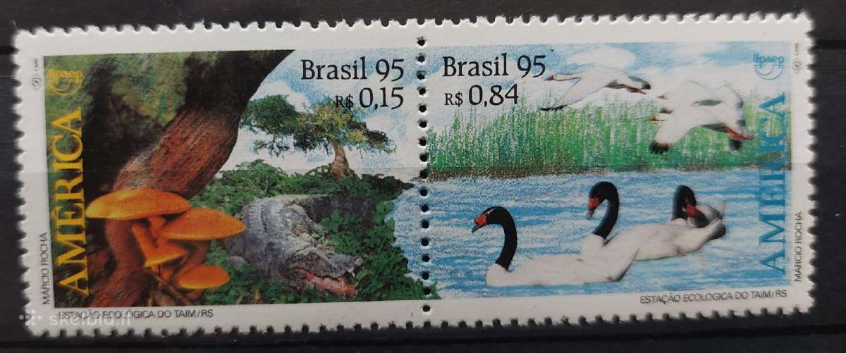 Brazilija 1995 fauna ir flora , švarūs, Michel 267