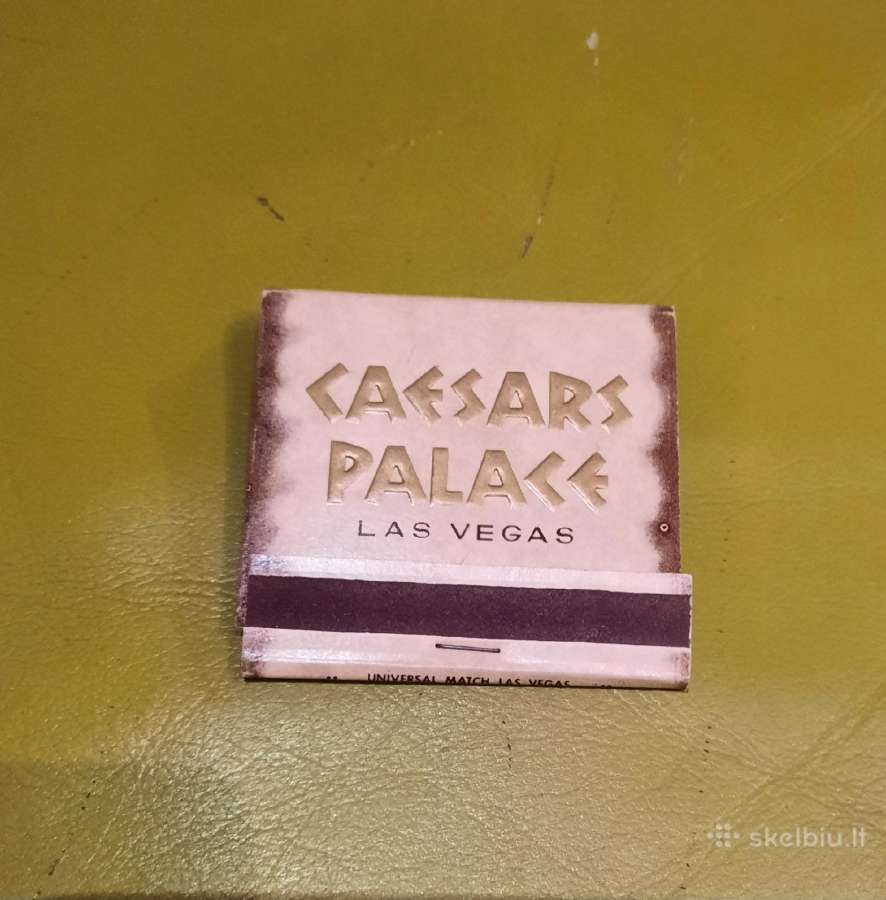 Rem. Degtukų dėžutė knygelė Caesars Palace - nuotraukos Nr. 2