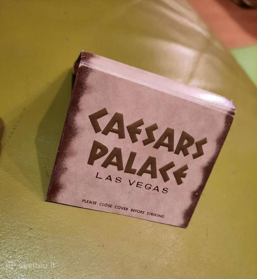 Rem. Degtukų dėžutė knygelė Caesars Palace - nuotraukos Nr. 7