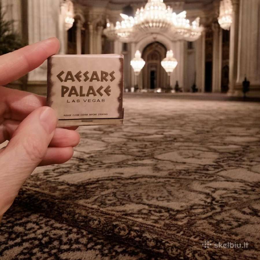 Rem. Degtukų dėžutė knygelė Caesars Palace