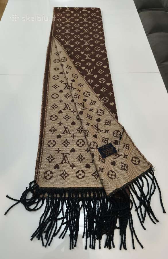 Louis Vuitton Premium dviejų spalvų šalikai
