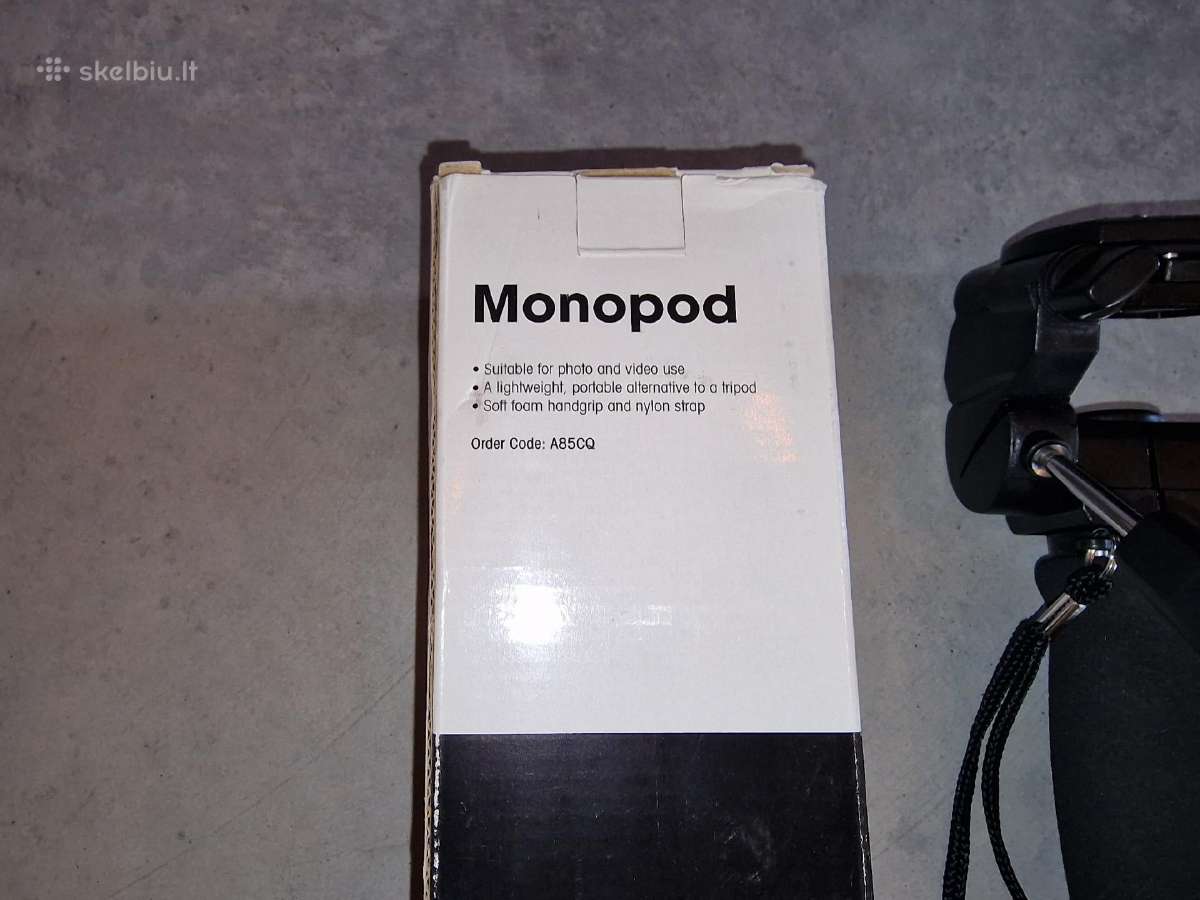 Teleskopinis monopodas fotoaparatui / kamerai - nuotraukos Nr. 2