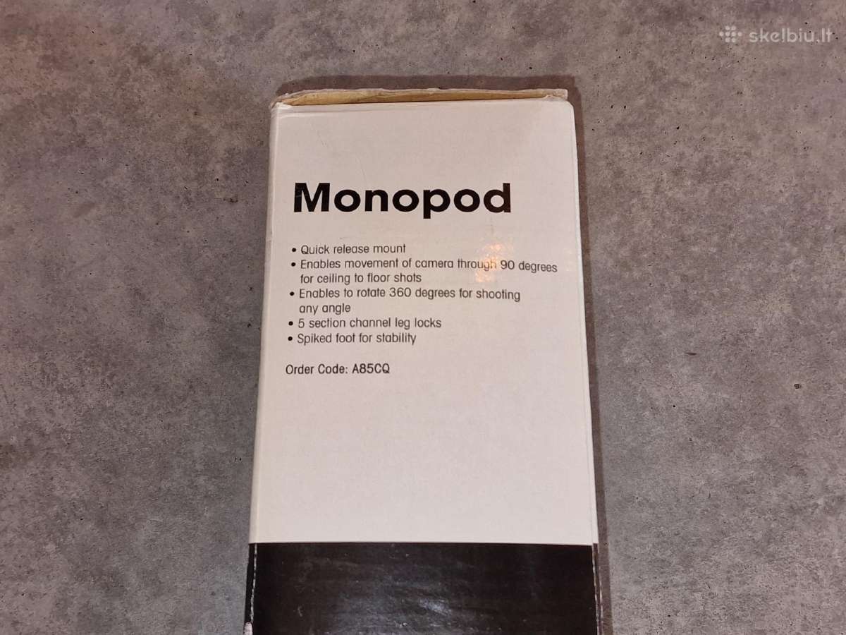 Teleskopinis monopodas fotoaparatui / kamerai - nuotraukos Nr. 7